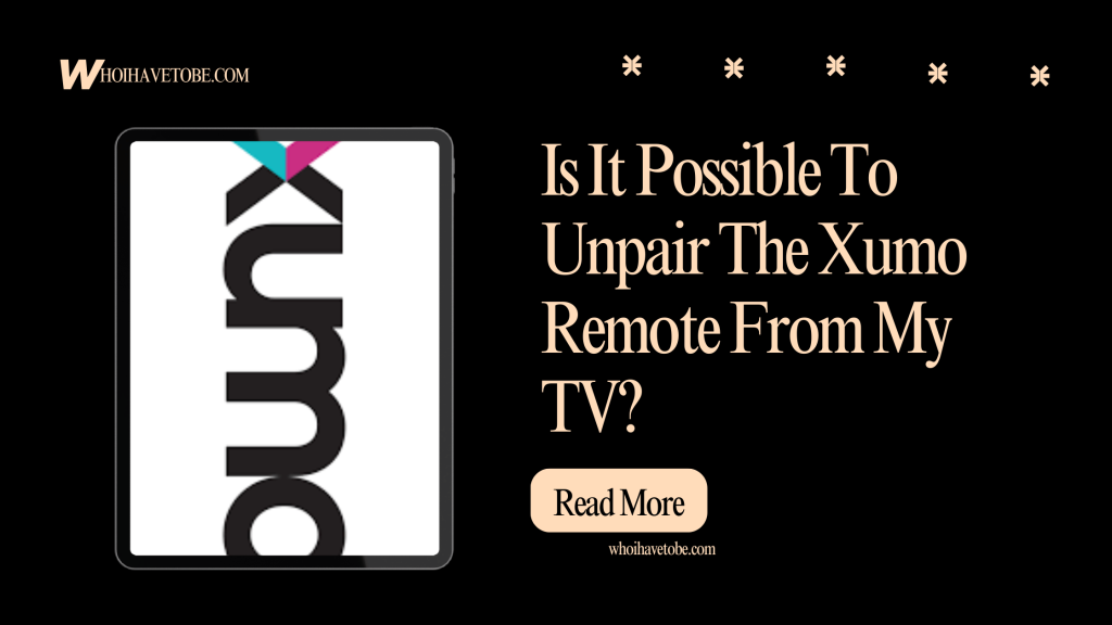 How to Unpair a Xumo Bluetooth Remote