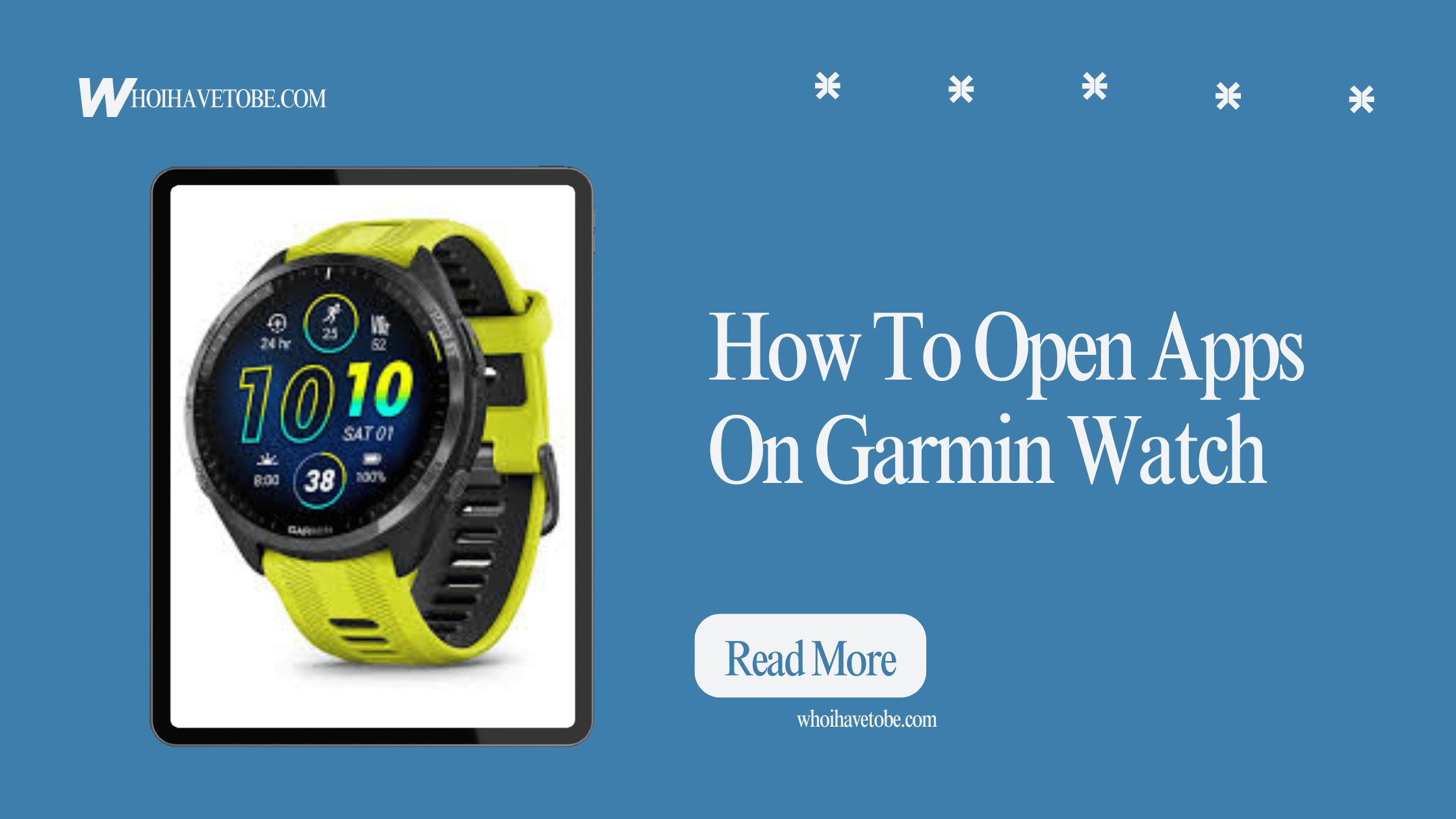 How To Open Apps On Garmin Watch - Whoihavetobe
