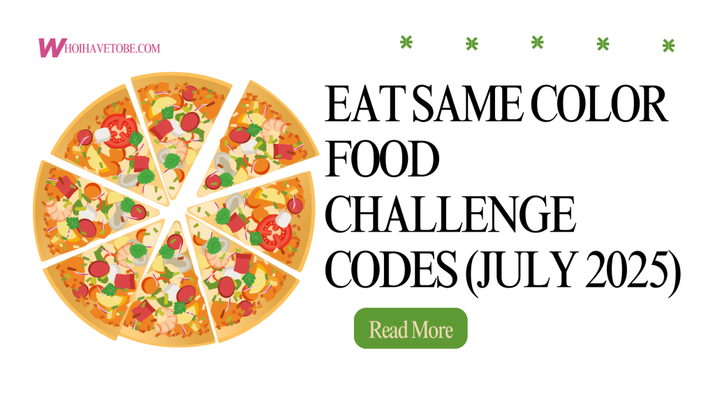 Active Eat Same Color Food Challenge Codes (July 2025)