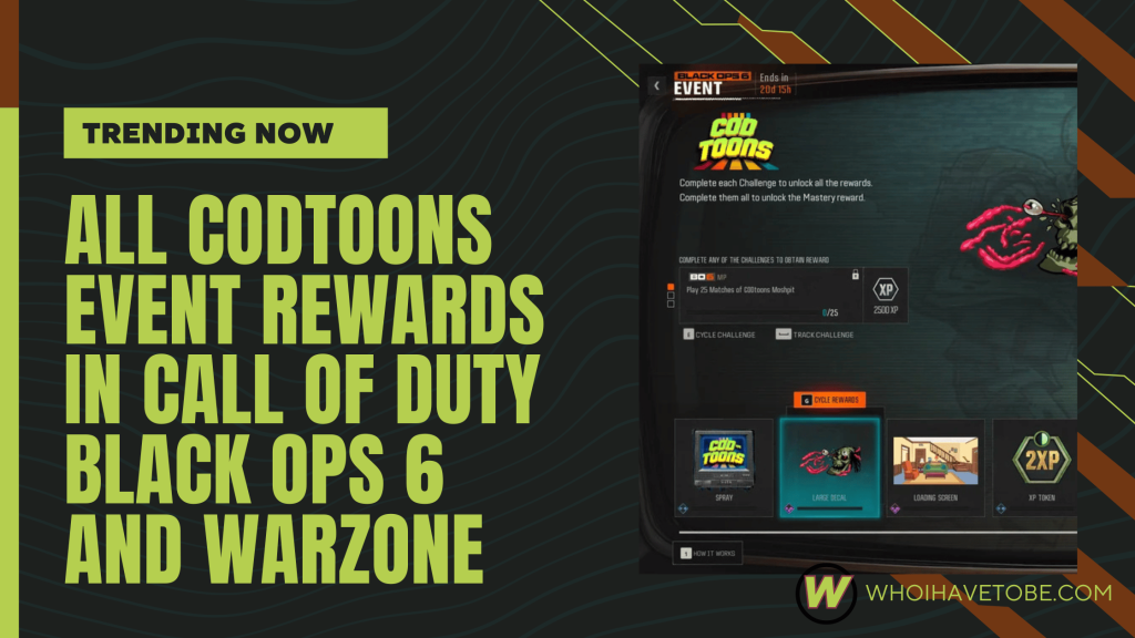 All CODtoons Event Rewards in Call of Duty Black Ops 6 and Warzone