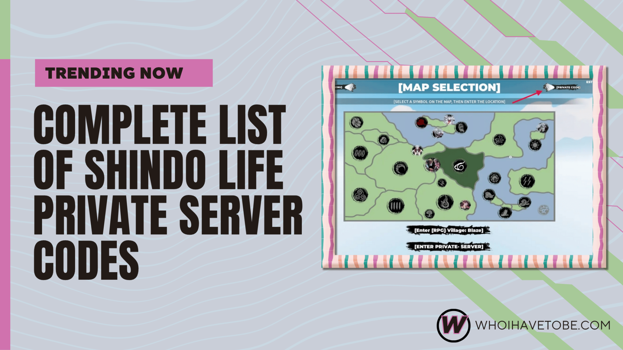 List of Shindo Life Private Server Codes (July 2025) - Whoihavetobe